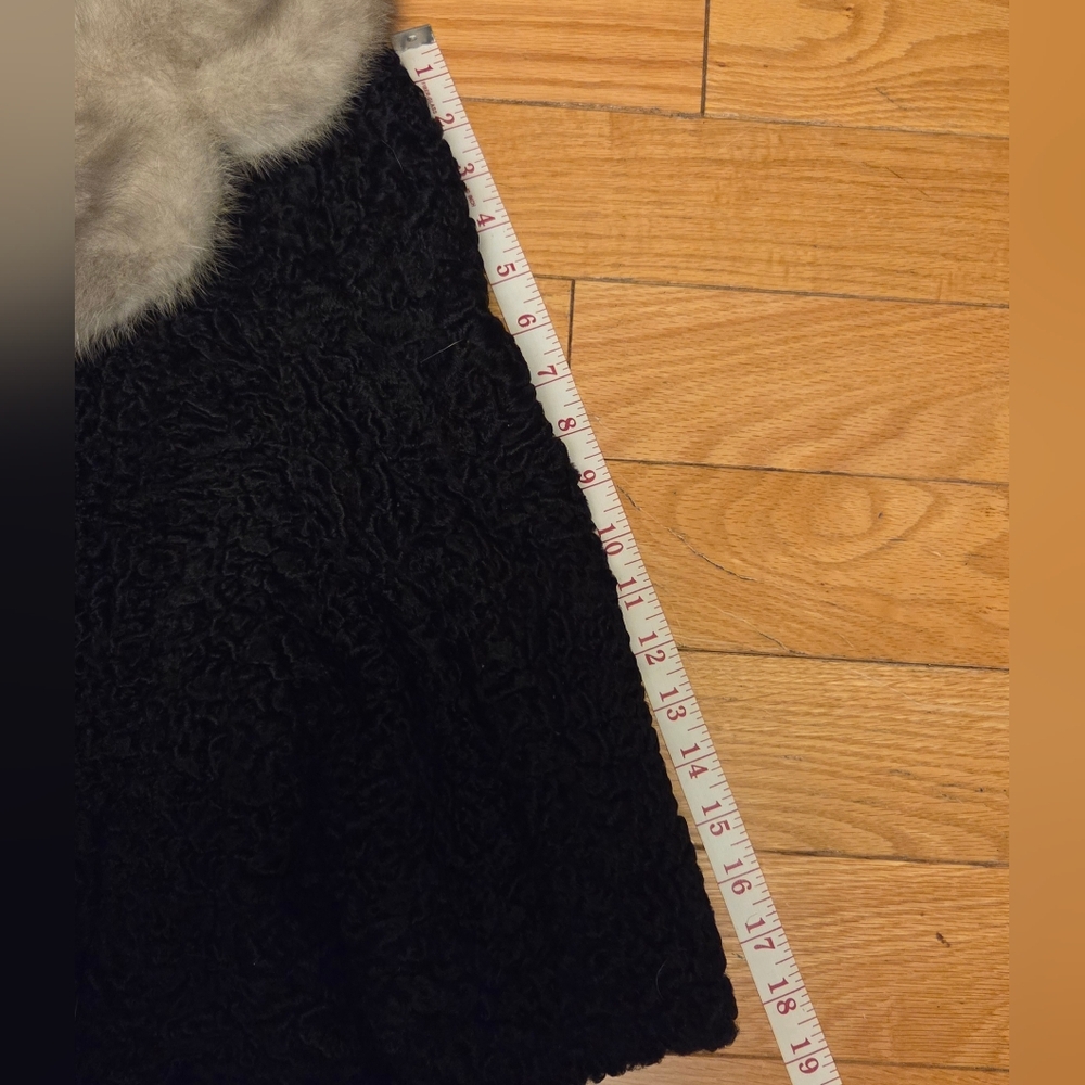 Projansky Black Real Fur Jacket - Picture 11 of 13